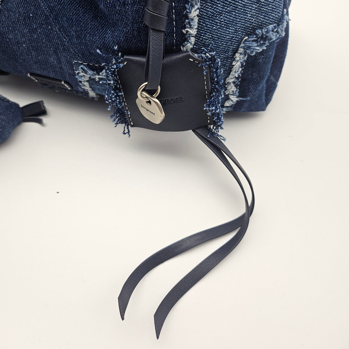 Songmont Denim Patchwork Bag