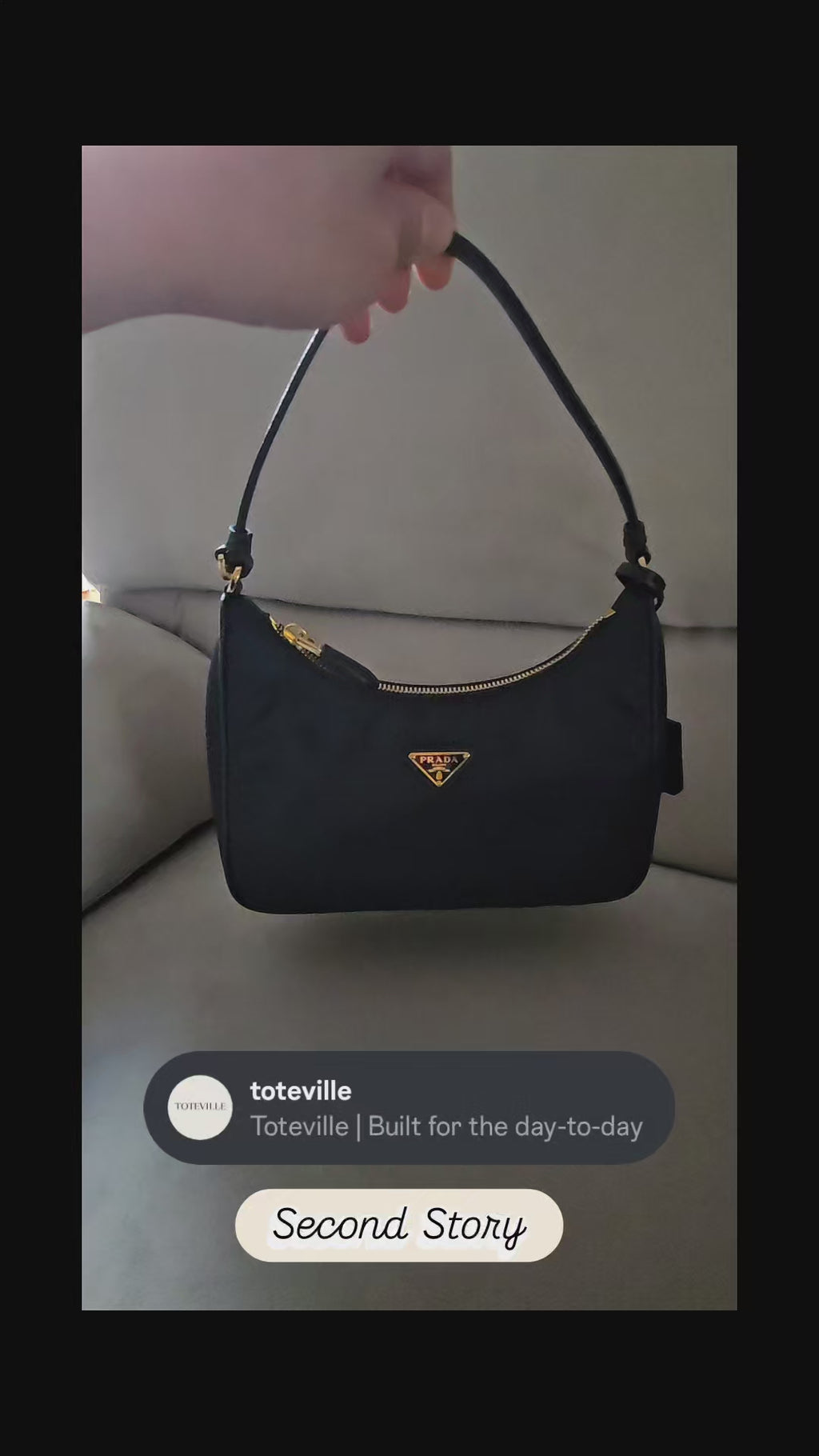 Prada Re-edition Nylon Shoulder Bag