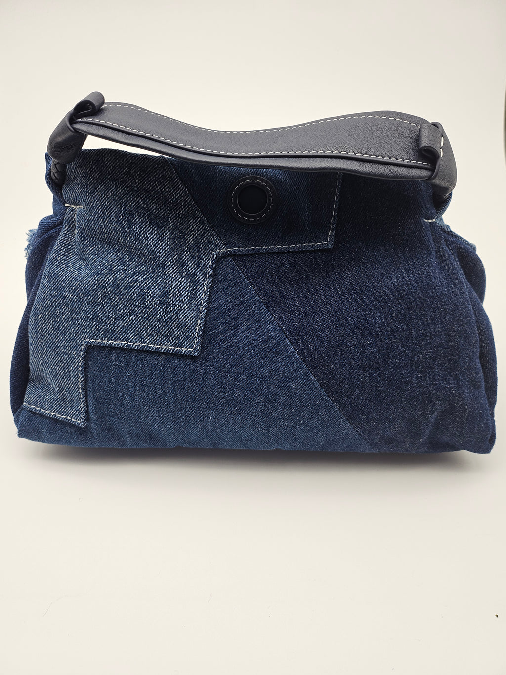 Songmont Denim Patchwork Bag
